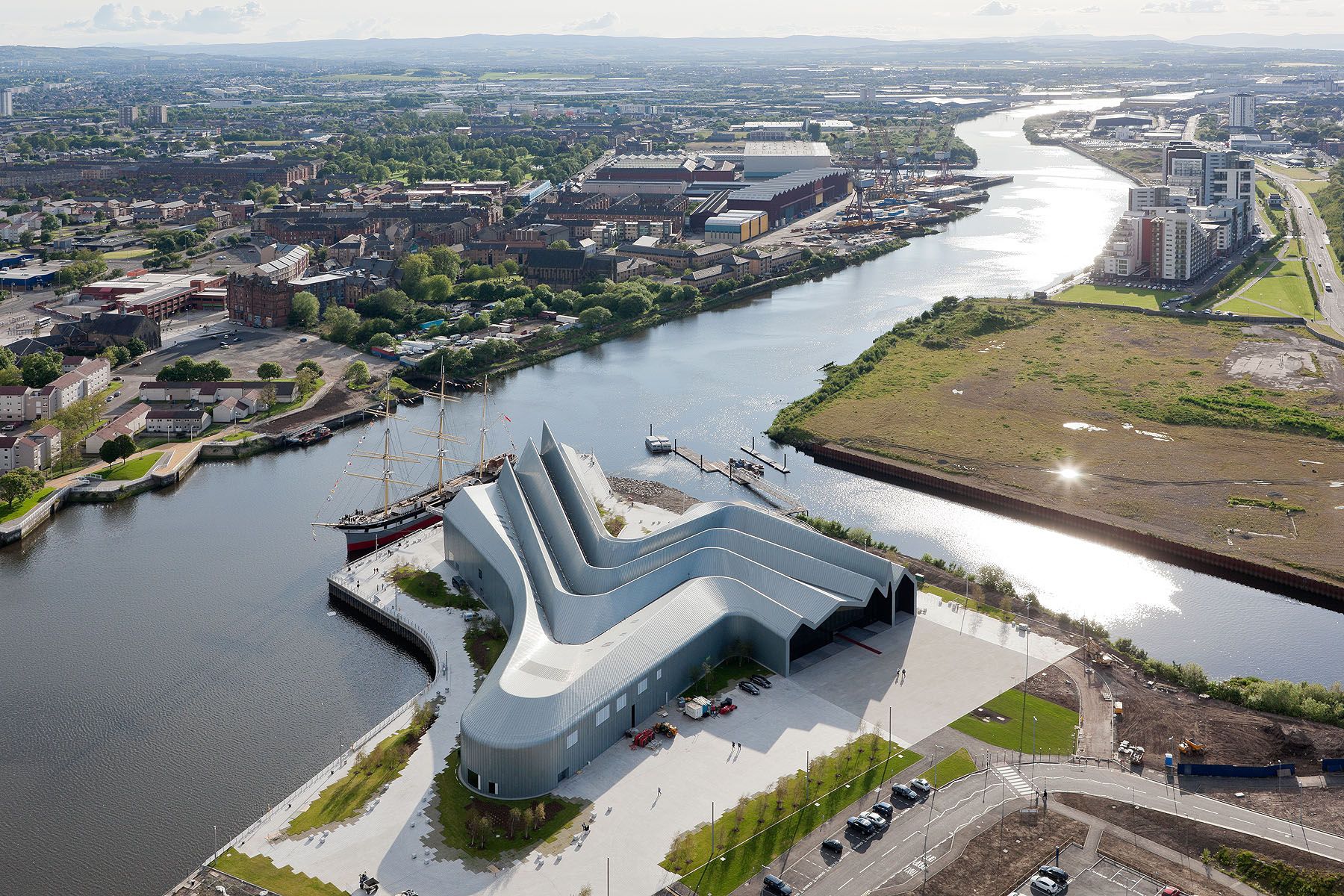 Riverside Museum Glasgow Scotland Zaha Hadid Iwan Baan