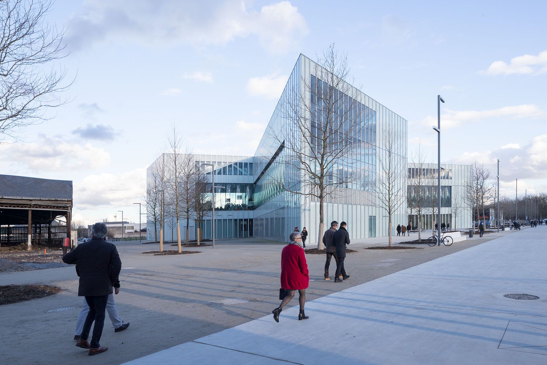 Alexis de Tocqueville library, Caen, France – OMA – Barcode Architects
