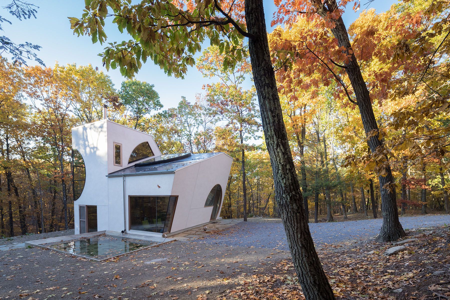 Ex of In house, Rhinebeck, NY – Steven Holl